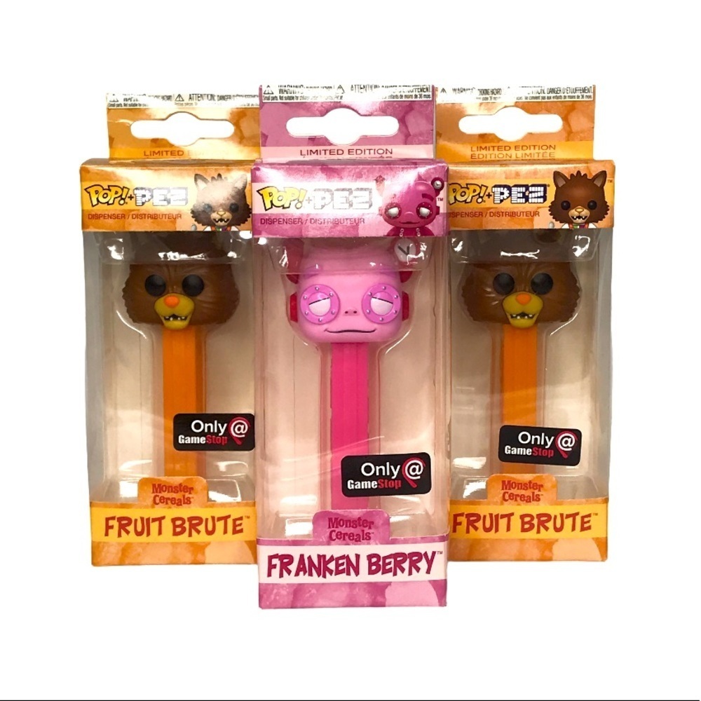 Funko Pop Pez Franken‎ Berry Fruit Brute Lot of 3